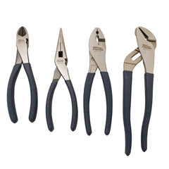 Martin Tools - Plier Sets; Set Type: Plier Set ; Number of Pieces: 4.000 ; Container Type: Canvas Roll ; Contents: 7-7/8" Long Nose Plier, 9-3/4" Tongue And Groove, 8" Slip Joint, 7-3/8" Diagonal Cutting - Exact Industrial Supply