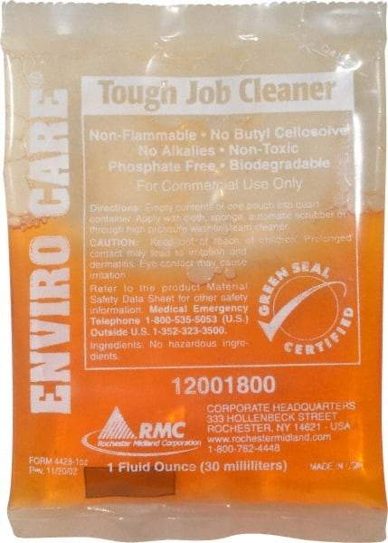 Rochester Midland Corporation - 1 oz Packet Cleaner/Degreaser - Liquid, Concentrated, Low Odor - Caliber Tooling