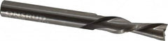 Onsrud - 5/16" Cutting Diam x 1-1/8" Length of Cut, 2 Flute, Downcut Spiral Router Bit - Uncoated, Right Hand Cut, Solid Carbide, 3" OAL x 5/16" Shank Diam, Double Edge, 30° Helix Angle - Caliber Tooling