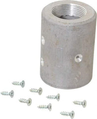 EVER-TITE Coupling Products - 1-1/4" Thread Sandblasting Nozzle Holder - 1-1/4" ID x 2-5/32" OD Hose, Aluminium - Caliber Tooling