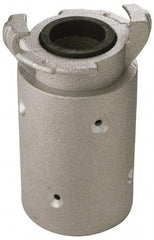 EVER-TITE Coupling Products - 1-1/2" ID x 2-3/8" OD Sandblaster Hose End - Aluminum, Rated to 100 PSI - Caliber Tooling