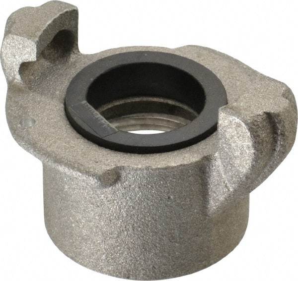 EVER-TITE Coupling Products - 1-1/4" NPT Sandblaster Adapter - Aluminum, Rated to 100 PSI - Caliber Tooling