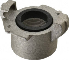 EVER-TITE Coupling Products - 1-1/2" NPT Sandblaster Adapter - Aluminum, Rated to 100 PSI - Caliber Tooling
