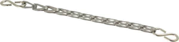 EVER-TITE Coupling Products - Stainless Steel Sash Chain w/S-Hooks - 55 Lb Load Limit, 7 Links per Foot, #6 - Caliber Tooling