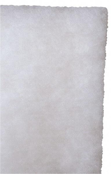 Made in USA - 25" High x 25" Wide x 1" Deep, Polyester Air Filter Media Pad - MERV 7, 1,302 CFM, 25% Capture Efficiency, 85 Arrestance Efficiency, 300 Max FPM, 180°F Max, Use with Any Unit - Caliber Tooling