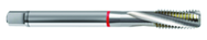 M12x1.75 6H 3-Flute PM Cobalt Red Ring Semi-Bottoming 15 degree Spiral Flute Tap-Bright - Caliber Tooling