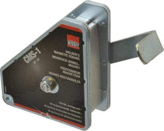 Bessey - 3-3/4" Wide x 1-5/8" Deep x 4-3/8" High Magnetic Welding & Fabrication Square - 100 Lb Average Pull Force - Caliber Tooling