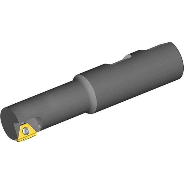 Vargus - 0.453" Cut Diam, 0.47" Max Depth of Cut, 1/2" Shank Diam, Internal/External Indexable Thread Mill - Insert Style 2, 1/4" Insert Size, 1 Insert, Toolholder Style TMC, 2.756" OAL - Caliber Tooling