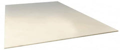 Made in USA - 1/2" Thick x 1' Wide x 1' Long, PVDF/Kynar Sheet - Natural, Shore D-72 Hardness, ±5% Tolerance - Caliber Tooling