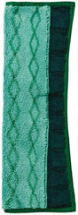 Rubbermaid - 17-1/2" Long x 12" Wide Microfiber Dust Mop Pad - Quick Connect, Green - Caliber Tooling