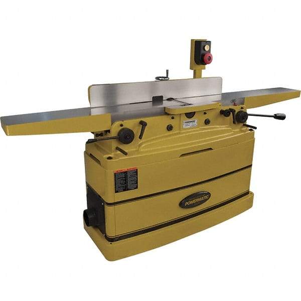 Jet - 7,000 RPM, 8" Cutting Width, 1/2" Cutting Depth, Jointer - 4-3/4" Fence Height, 38-3/16" Fence Length, 2 hp - Caliber Tooling