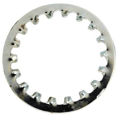 Value Collection - 5/8" Screw, 0.7" ID, Steel Internal Tooth Lock Washer - 0.968" OD, Zinc-Plated, Grade 1075 - Caliber Tooling