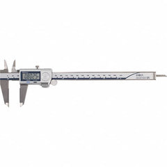 Mitutoyo - 0 to 8" Range 0.01mm Resolution, Electronic Caliper - Steel with 50mm Carbide-Tipped Jaws, 0.001" Accuracy - Caliber Tooling