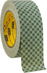 3M - 2" x 36 Yd Rubber Adhesive Double Sided Tape - 5 mil Thick, Paper Liner, Series 410M - Caliber Tooling