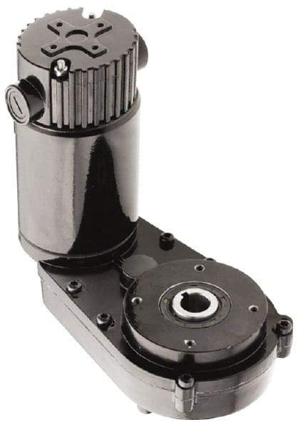 Bison Gear - 90 VDC, 33 RPM, 54.6:1 Gear Ratio, Parallel Offset Gearmotor - 26 Frame, 210 Torque, 1/8 hp, TENV Enclosure - Caliber Tooling