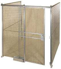 Folding Guard - 12' Long x 8" Wide, Welded Wire Room Kit - 3 Walls - Caliber Tooling