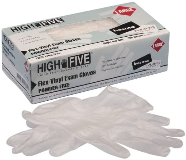 Ability One - Disposable/Single Use Gloves; Powder Style: Powder Free ; Material: Vinyl ; Thickness (mil): 5 ; Finish: Smooth ; Grade: Industrial ; FDA Approved: FDA Approved - Exact Industrial Supply