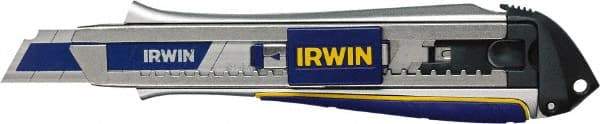 Irwin - Snap Utility Knife - Silver & Blue Handle - Caliber Tooling