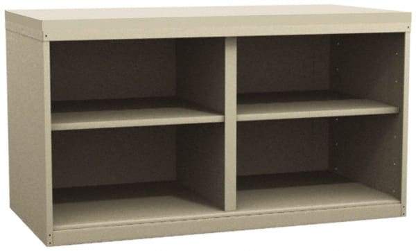 Value Collection - Cabinet Bench - Steel Top, Tan, 60" Wide x 34" High - Caliber Tooling