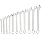 STANLEY® 11 Piece Full Polish Metric Combination Wrench Set – 12 Point - Caliber Tooling