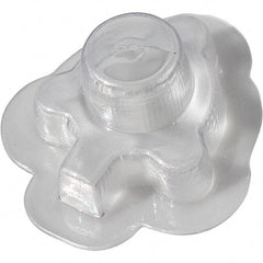 Made in USA - Flame Retardent ABS Housing Plastic Bearing Flange Mount - 3-1/8" Wide x 3-5/16" Outside Diam - Caliber Tooling