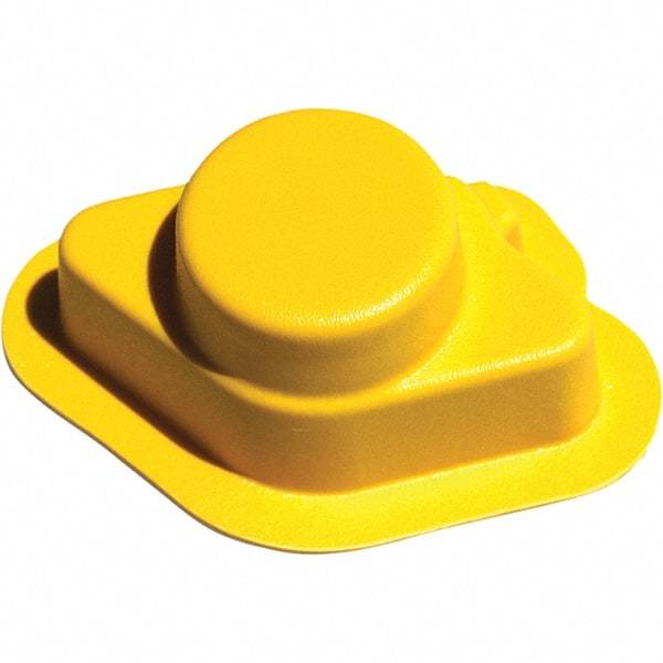 Made in USA - Flame Retardent ABS Housing Plastic Bearing Flange Mount - 2-9/16" Wide x 2-3/4" Outside Diam - Caliber Tooling