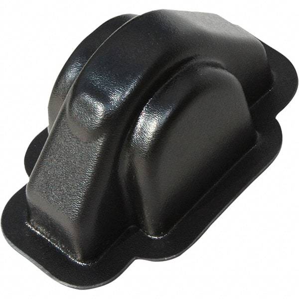 Made in USA - Flame Retardent ABS Housing Plastic Bearing Flange Mount - 2-3/4" Wide x 2-15/16" Outside Diam - Caliber Tooling