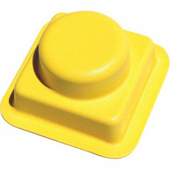 Made in USA - Flame Retardent ABS Housing Plastic Bearing Flange Mount - 3-1/4" Wide x 3-7/16" Outside Diam - Caliber Tooling