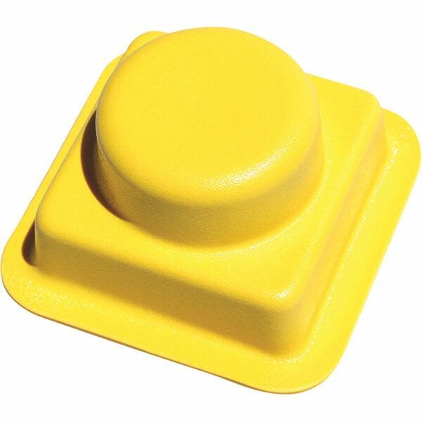 Made in USA - Flame Retardent ABS Housing Plastic Bearing Flange Mount - 4-1/16" Wide x 4-1/4" Outside Diam - Caliber Tooling