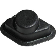 Made in USA - Flame Retardent ABS Housing Plastic Bearing Flange Mount - 2-1/2" Wide x 2-11/16" Outside Diam - Caliber Tooling