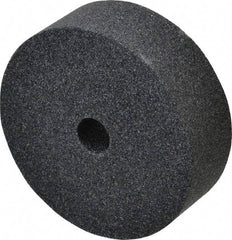 Norton - 60 Grit Silicon Carbide Type 1 Internal Grinding Wheel - 3" Diam x 1/2" Hole x 1" Thick, 10,825 Max RPM, Type 1 Medium Grade, M Hardness, Vitrified Bond, No Recess - Caliber Tooling