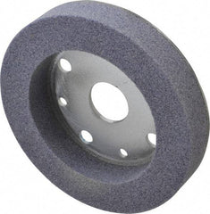 Norton - 6" Diam, 1-1/4" Hole Size, 1" Overall Thickness, 46 Grit, Type 2 Tool & Cutter Grinding Wheel - Coarse Grade, Aluminum Oxide, K Hardness, Vitrified Bond, 3,600 RPM - Caliber Tooling