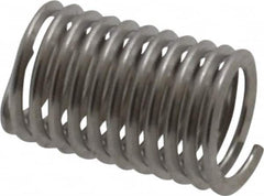 Heli-Coil - M4x0.70 Metric Coarse, 10mm OAL, Free Running Helical Insert - 11-1/8 Free Coils, Tanged, 304 Stainless Steel, Bright Finish, 2-1/2D Insert Length - Exact Industrial Supply