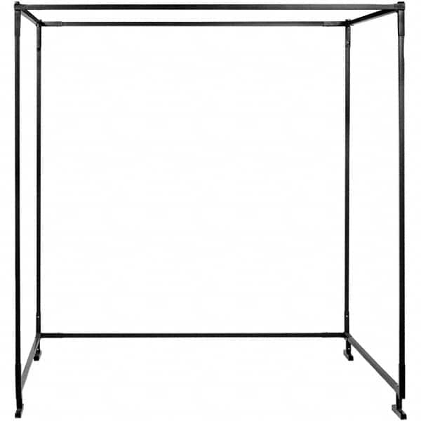 Steiner - 6' High x 8' Wide, Black Welding Screen Frame - Use with Protect-O-Screen HD Welding Booth - Caliber Tooling