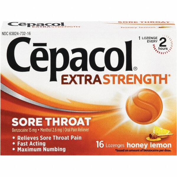 Cepacol - Honey Lemon Flavor Cough Drop Lozenges - Sore Throat Relief - Caliber Tooling