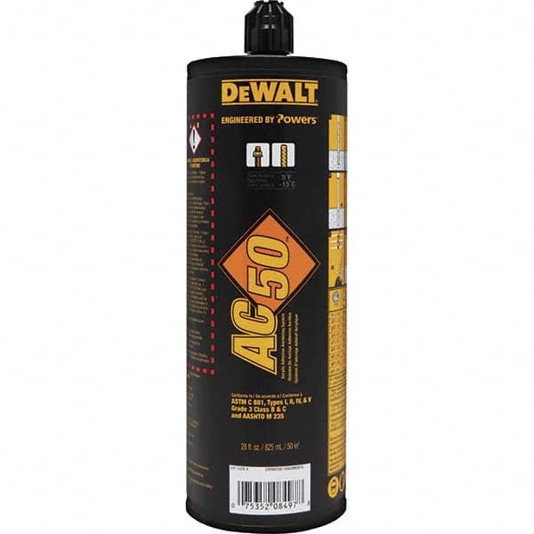 DeWALT Anchors & Fasteners - Anchoring Adhesives Adhesive Material: Acrylic Volume (fl. oz.): 28.00 - Caliber Tooling