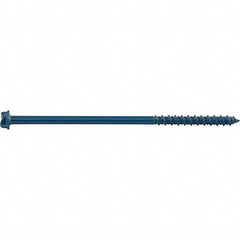 DeWALT Anchors & Fasteners - 1/4" Diam, 6 Length Under Head, Hex Drive Concrete Screw & Masonry Fastener - Caliber Tooling