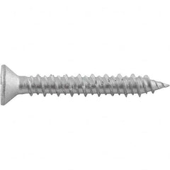 DeWALT Anchors & Fasteners - 1/4" Diam, 1-1/4 Overall Length, Phillips Drive Concrete Screw & Masonry Fastener - Caliber Tooling