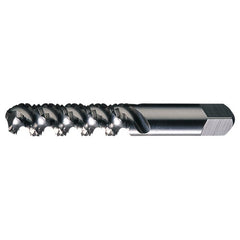 ‎5/16-18 UNC 3 Flute H3 HSS High Helix Bottoming Chamfer General Purpose High-Spiral Tap- Bright - Exact Industrial Supply