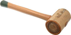 Garland - 2-1/2 Lb Head Weighted Rawhide Mallet - 14" Long Wood Handle - Caliber Tooling