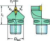 C3-SVVBN-00040-11-B1 Capto® and SL Turning Holder - Caliber Tooling