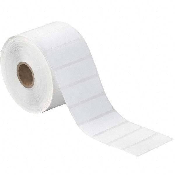 Value Collection - Pack of 12 Rolls, 1,780 Labels per Roll, 2-1/4" x 3/4" White Paper Thermal Labels - Caliber Tooling