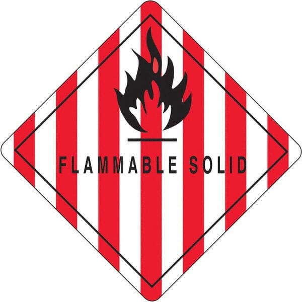 Tape Logic - Shipping Label, Header: Flammable Warning - Caliber Tooling