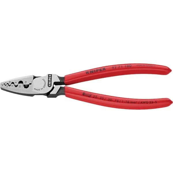 Knipex - Crimpers Type: Crimping Pliers Style: Crimping Pliers for End Sleeves (Ferrules) - Caliber Tooling