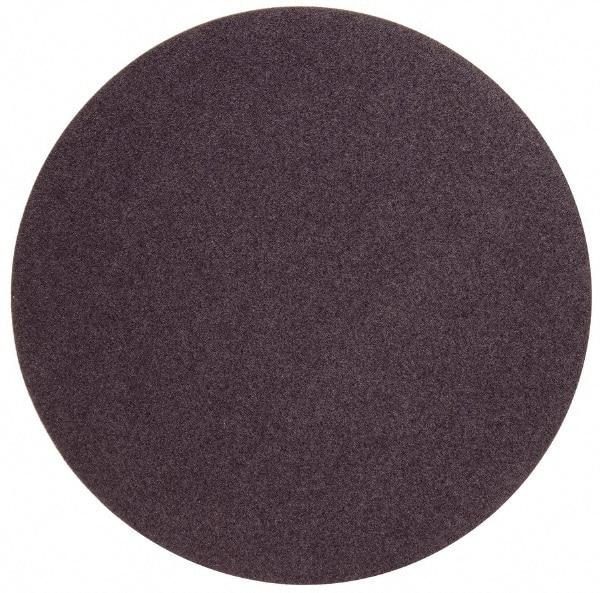 Norton - 24" Diam, 36 Grit Aluminum Oxide Adhesive PSA Disc - Very Coarse, Brown, X Weighted Cloth Backing, Flexible - Caliber Tooling