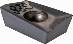 Iscar - APCT100302 HM Grade IC328 Carbide Milling Insert - TiCN Finish, 0.138" Thick, 0.25mm Corner Radius - Caliber Tooling