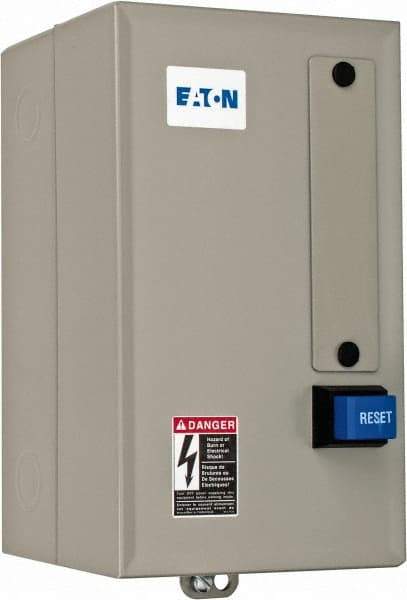 Eaton Cutler-Hammer - 208 Coil VAC, 18 Amp, Nonreversible Enclosed Enclosure NEMA Motor Starter - 3 hp at 1 Phase, 1 Enclosure Rating - Caliber Tooling