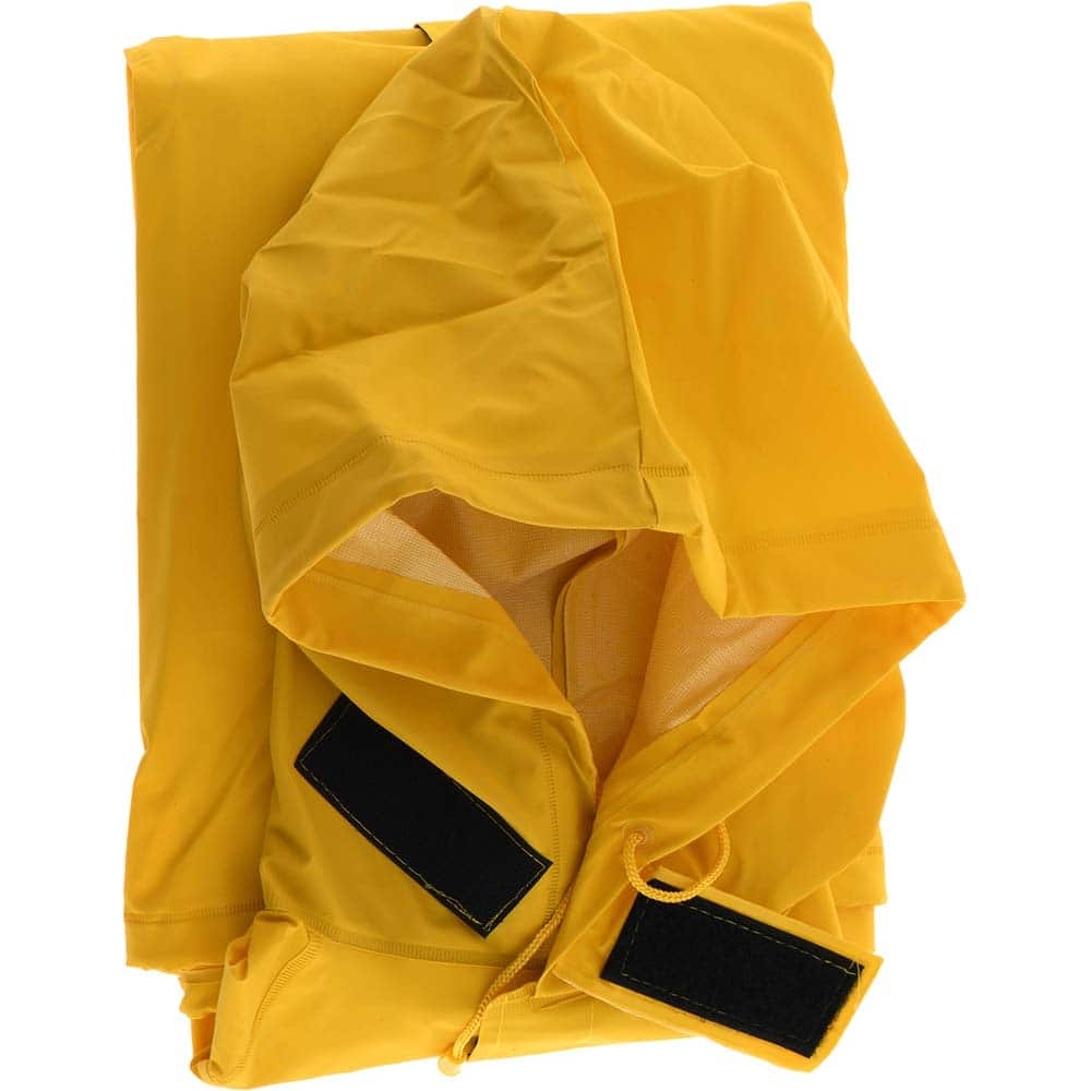 MCR Safety - Size 4XL Yellow Waterproof Bib Overall - Exact Industrial Supply