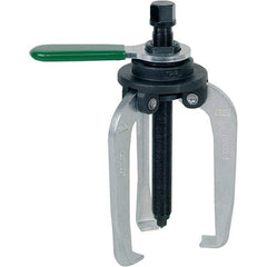 KUKKO - 3 Jaw, 1-1/2" to 5-7/8" Spread, 9-1/2 Ton Capacity, Jaw Puller - 5-7/8" Reach, For Bearings, Gears, Discs - Caliber Tooling