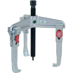 KUKKO - 3 Jaw, 1-1/2" to 6-3/8" Spread, 7-1/2 Ton Capacity, Reversible Puller - 5-7/8" Reach, For Bearings, Gears, Discs, Bushings, Seals - Caliber Tooling